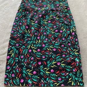 LulaRoe Colorful Pencil Skirt Size Small